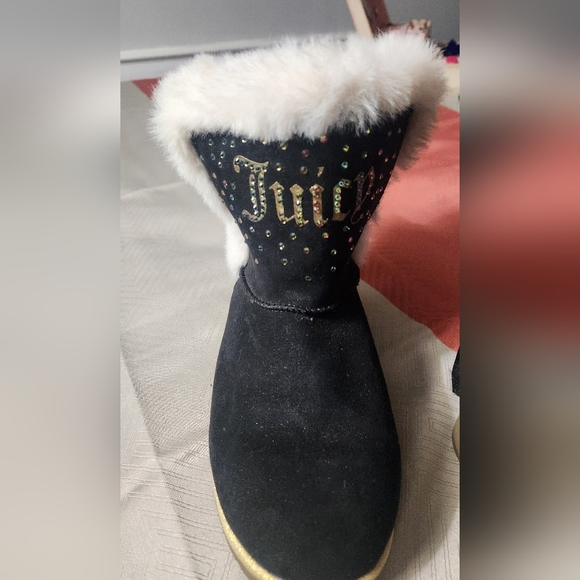 Juicy couture fur boot with bow - Picture 3 of 6